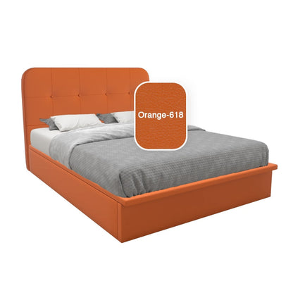 Matto Faux Leather Storage Bed 12 Inch