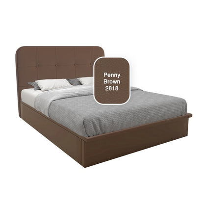 Matto Faux Leather Storage Bed 12 Inch