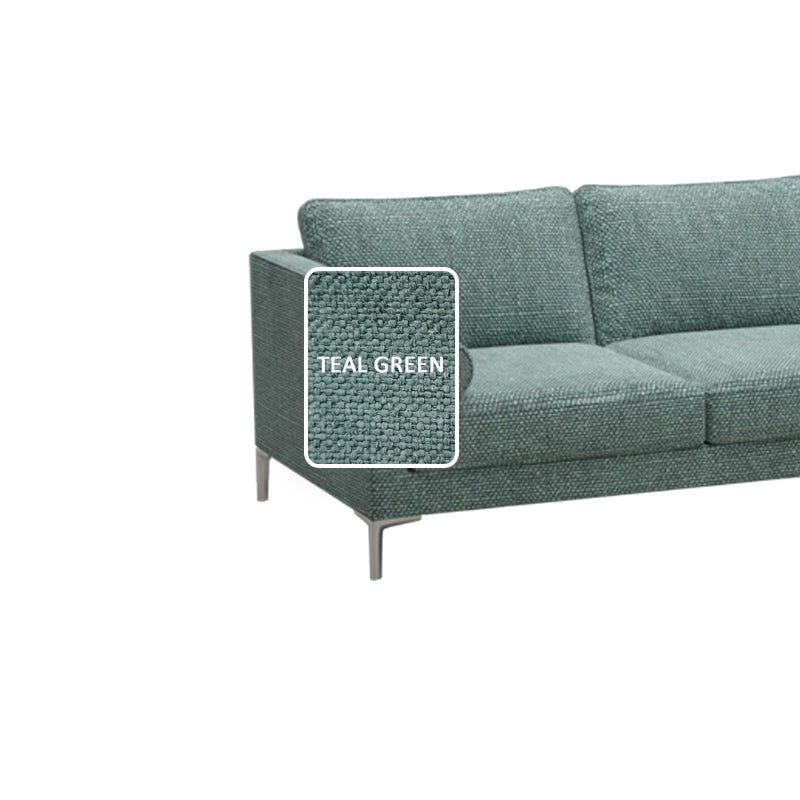 Leah Fabric 3 Seater with Stool Sofa (2.0 M)