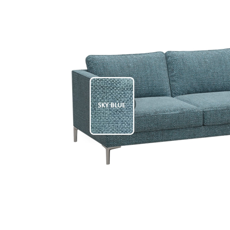 Leah Fabric 3 Seater with Stool Sofa (2.0 M)