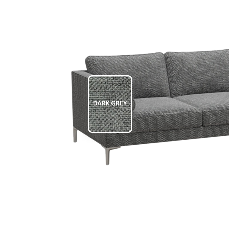 Leah Fabric 3 Seater with Stool Sofa (2.0 M)
