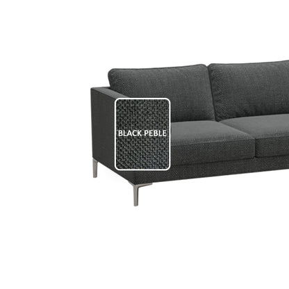 Leah Fabric 3 Seater with Stool Sofa (2.0 M)