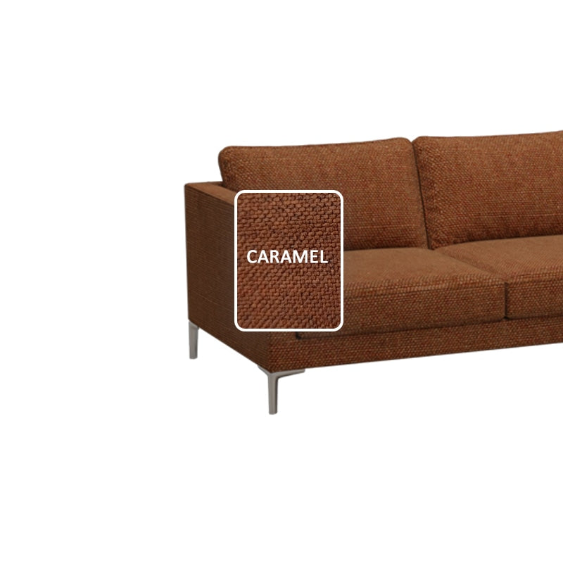 Leah Fabric 3 Seater with Stool Sofa (2.0 M)
