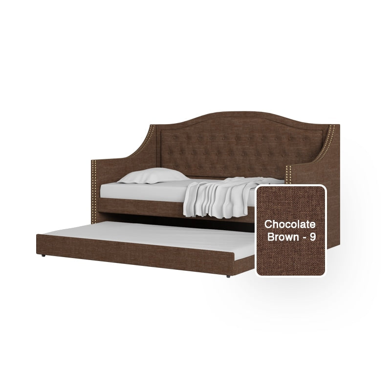 Lucy 3 in 1 Fabric Pullout Bed Frame
