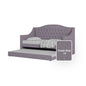 Lucy 3 in 1 Fabric Pullout Bed Frame