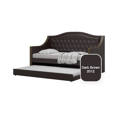 Lucy 3 in 1 Fuax Leather Pullout Bed Frame