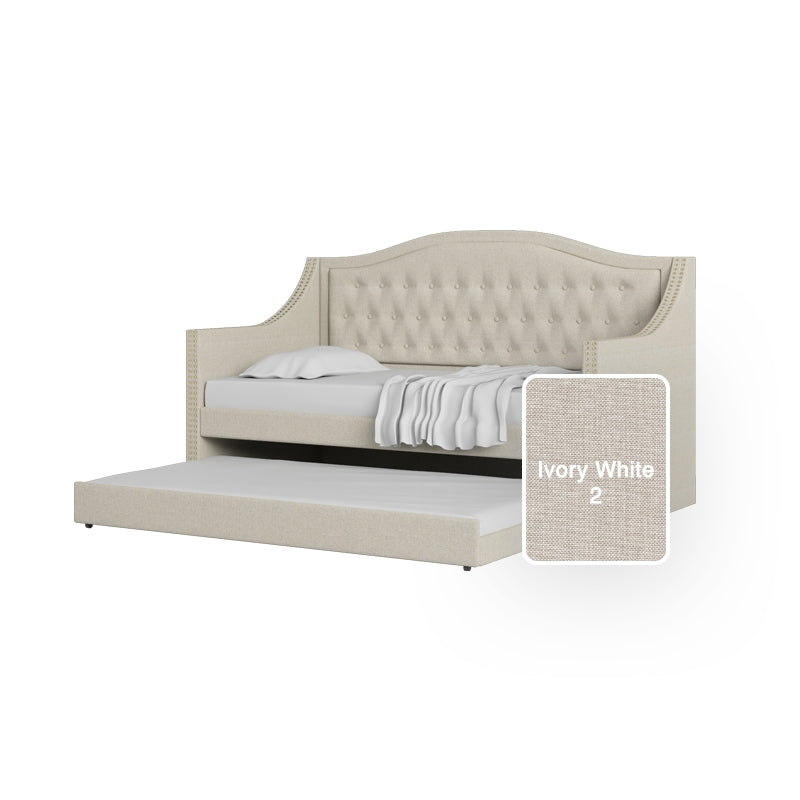 Lucy 3 in 1 Fabric Pullout Bed Frame