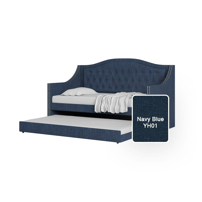 Lucy 3 in 1 Fabric Pullout Bed Frame