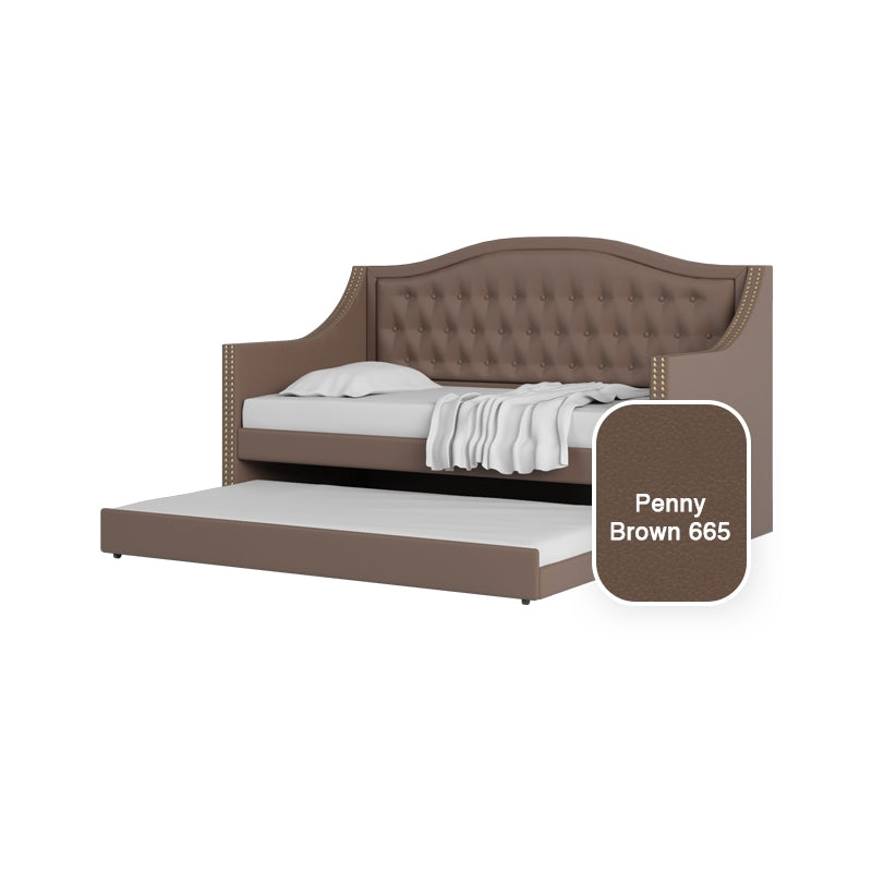Lucy 3 in 1 Fuax Leather Pullout Bed Frame
