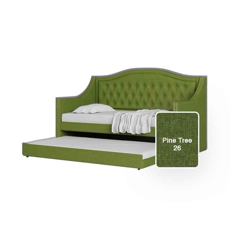 Lucy 3 in 1 Fabric Pullout Bed Frame
