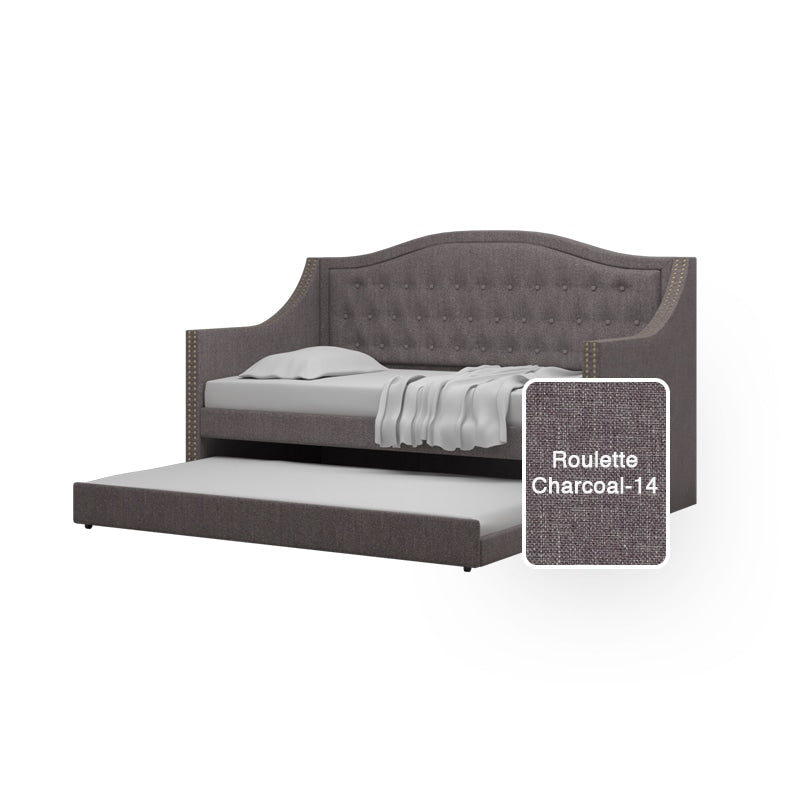 Lucy 3 in 1 Fabric Pullout Bed Frame