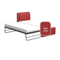 Princeton 3 in 1 Faux Leather Bed Frame With Trundle