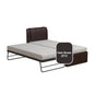Princeton 3 in 1 Faux Leather Bed Frame With Trundle
