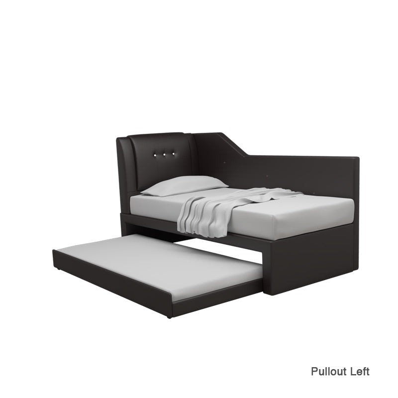 Marico 3 in 1 Faux Leather Pullout Bed Frame