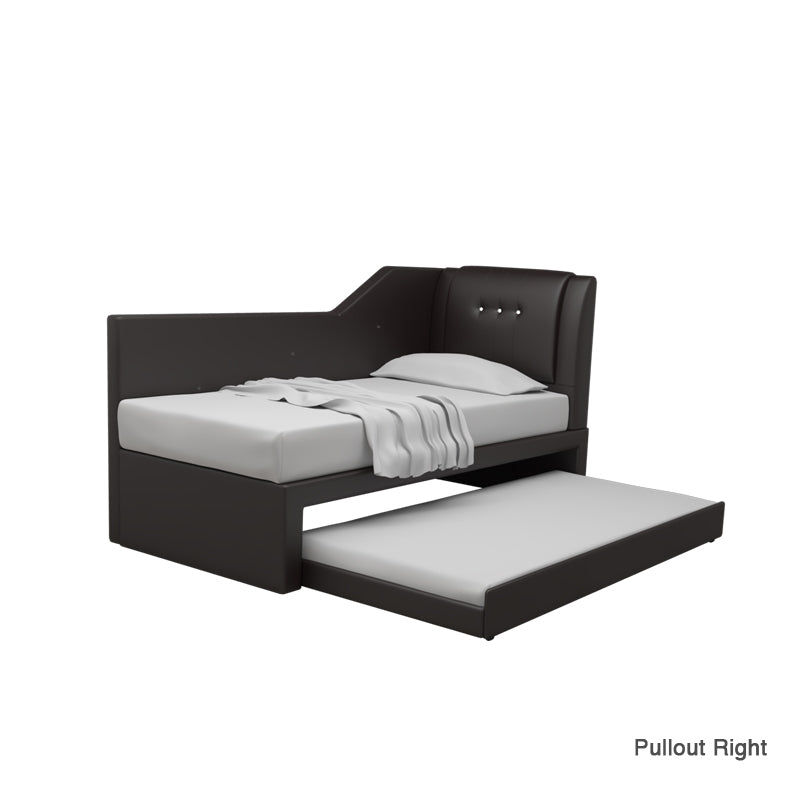 Marico 3 in 1 Faux Leather Pullout Bed Frame