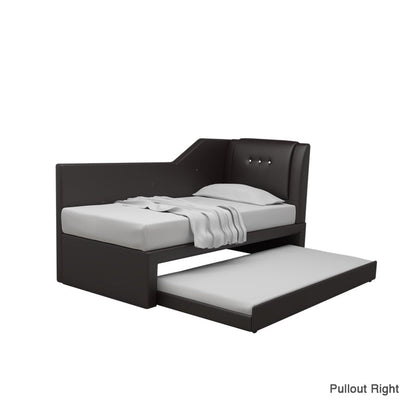 Marico 3 in 1 Faux Leather Pullout Bed Frame