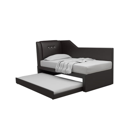 Marico 3 in 1 Faux Leather Pullout Bed Frame