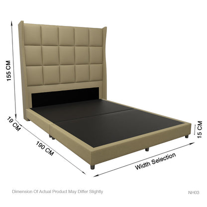 Elbert Faux Leather Bed Frame