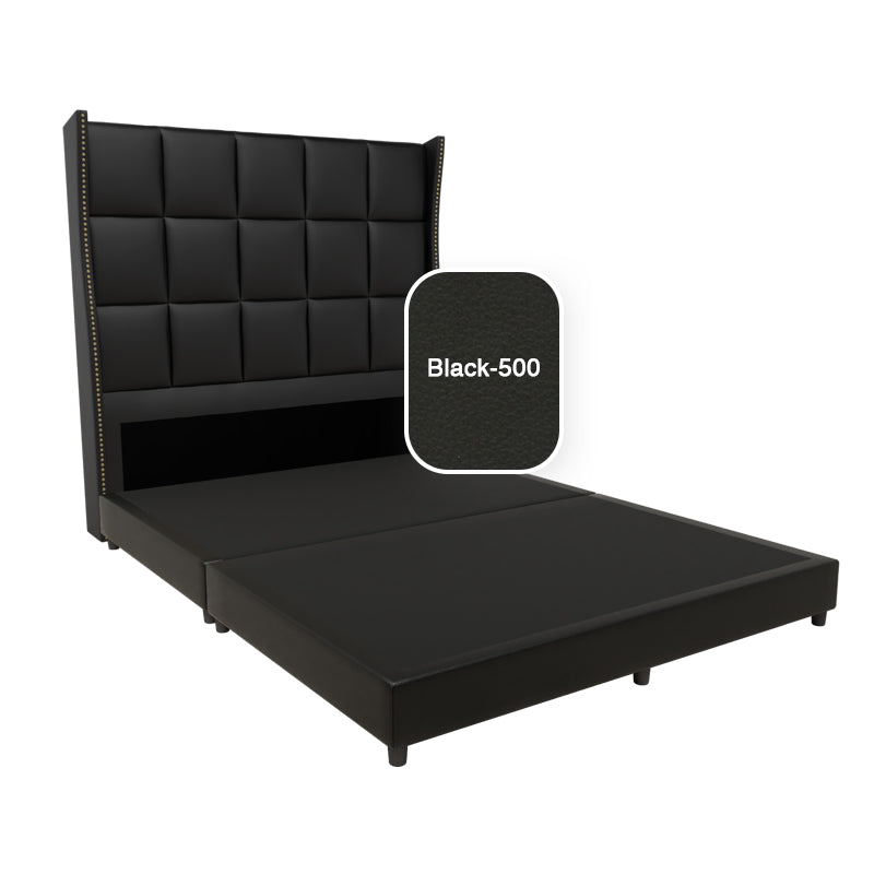 Elbert Faux Leather Bed Frame