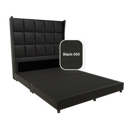 Elbert Faux Leather Bed Frame