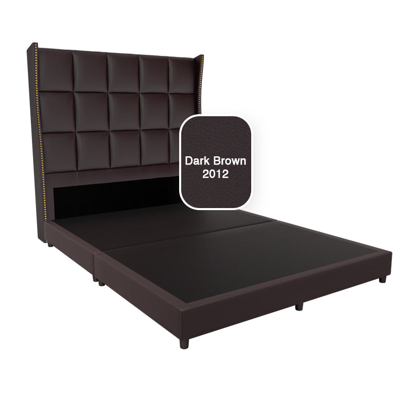 Elbert Faux Leather Bed Frame