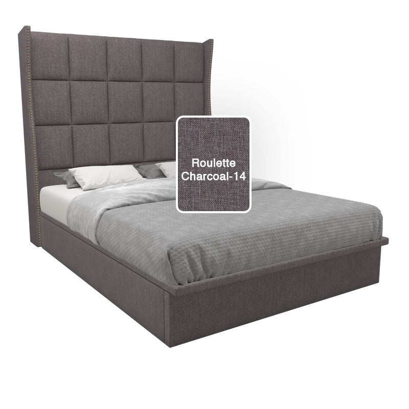 Elbert Fabric Storage Bed 12 Inch