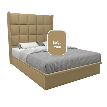 Elbert Faux Leather Storage Bed 12 Inch