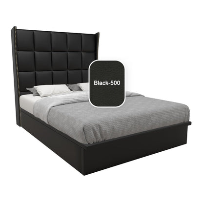 Elbert Faux Leather Storage Bed 12 Inch