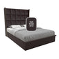 Elbert Faux Leather Storage Bed 12 Inch