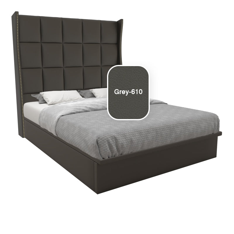 Elbert Faux Leather Storage Bed 12 Inch