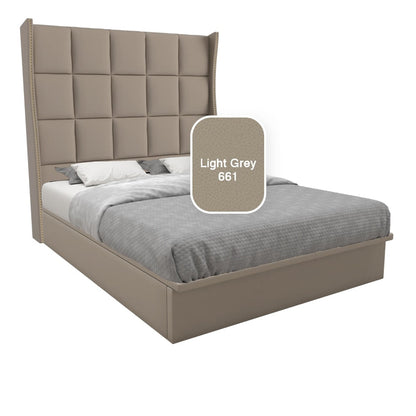 Elbert Faux Leather Storage Bed 12 Inch