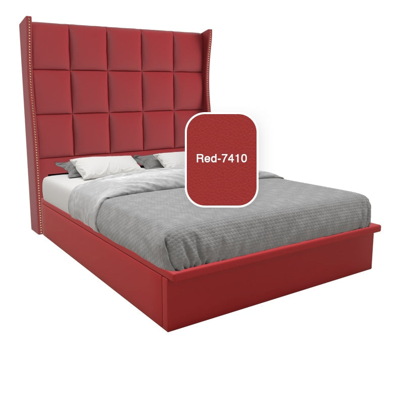 Elbert Faux Leather Storage Bed 12 Inch