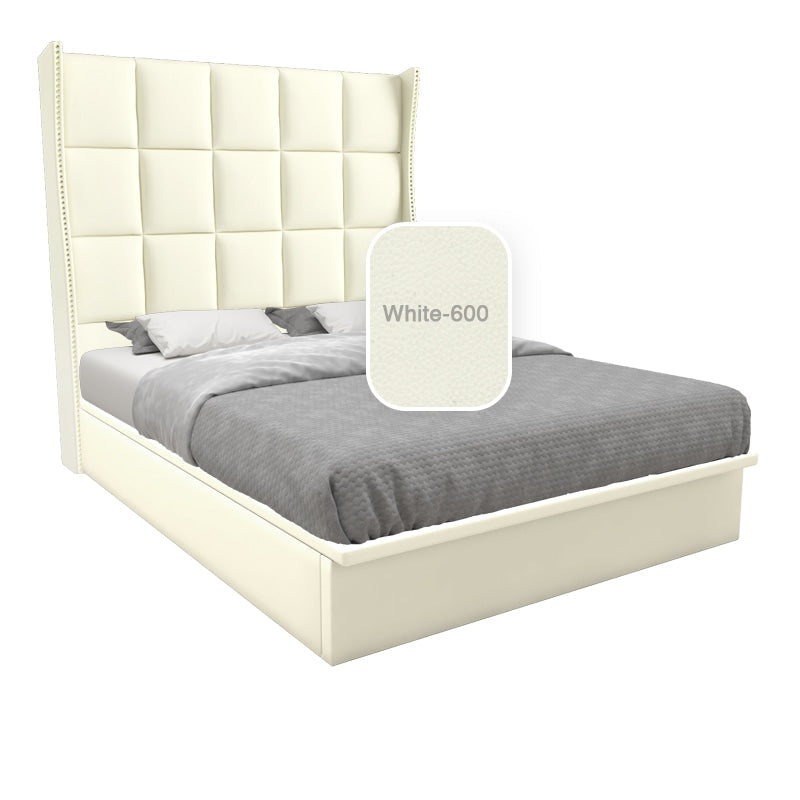 Elbert Faux Leather Storage Bed 12 Inch