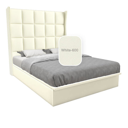 Elbert Faux Leather Storage Bed 12 Inch