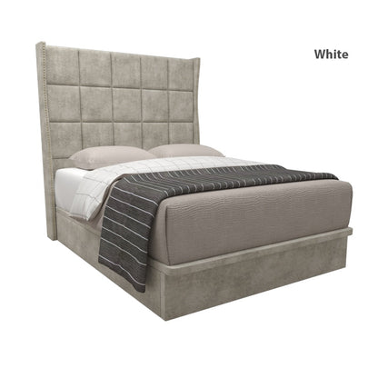 Elbert Velvet Fabric Storage Bed 16 Inch Model B