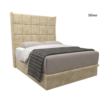 Elbert Velvet Fabric Storage Bed 14 Inch Model B