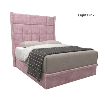 Elbert Velvet Fabric Storage Bed 12 Inch Model B