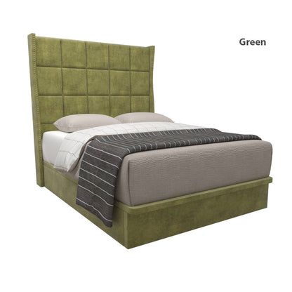Elbert Velvet Fabric Storage Bed 12 Inch Model B