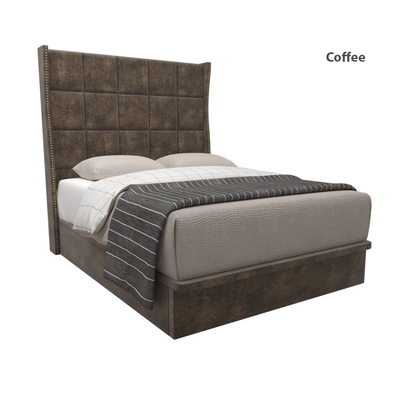 Elbert Velvet Fabric Storage Bed 12 Inch Model B