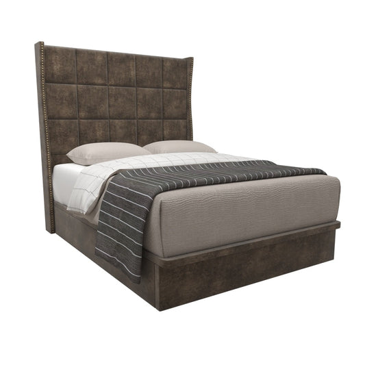 Elbert Velvet Fabric Storage Bed 12 Inch Model B