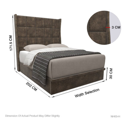 Elbert Velvet Fabric Storage Bed 12 Inch Model B
