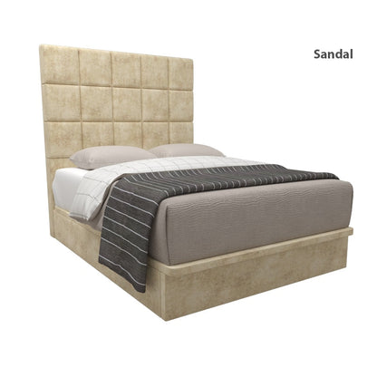 Elbert Velvet Fabric Storage Bed 12 Inch Model A