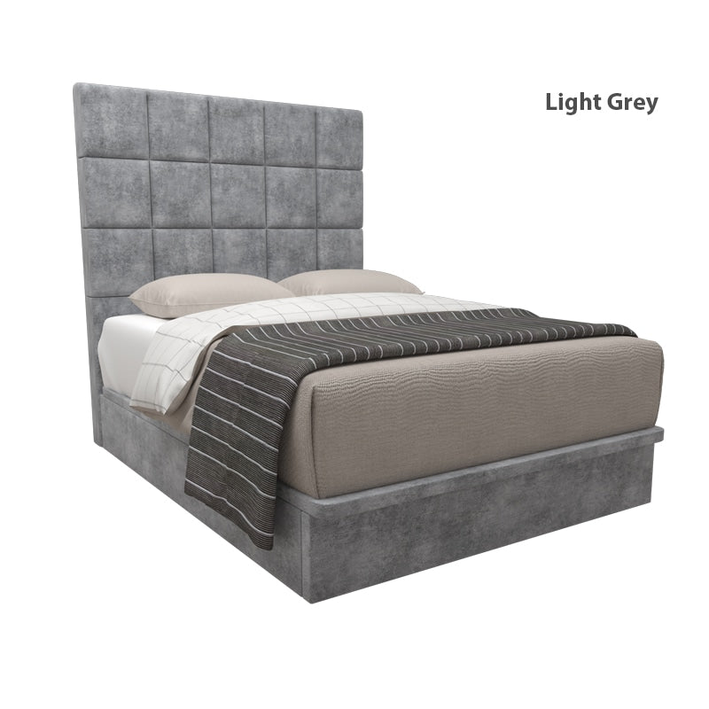 Elbert Velvet Fabric Storage Bed 16 Inch Model A