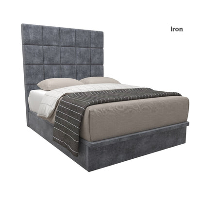 Elbert Velvet Fabric Storage Bed 12 Inch Model A
