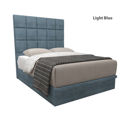 Elbert Velvet Fabric Storage Bed 12 Inch Model A