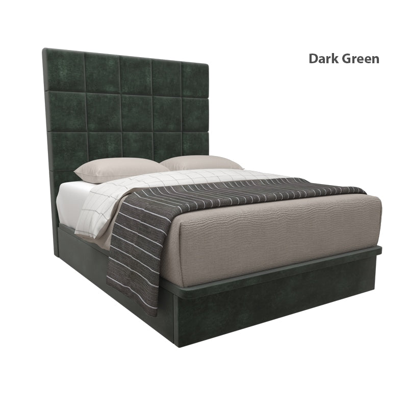 Elbert Velvet Fabric Storage Bed 12 Inch Model A