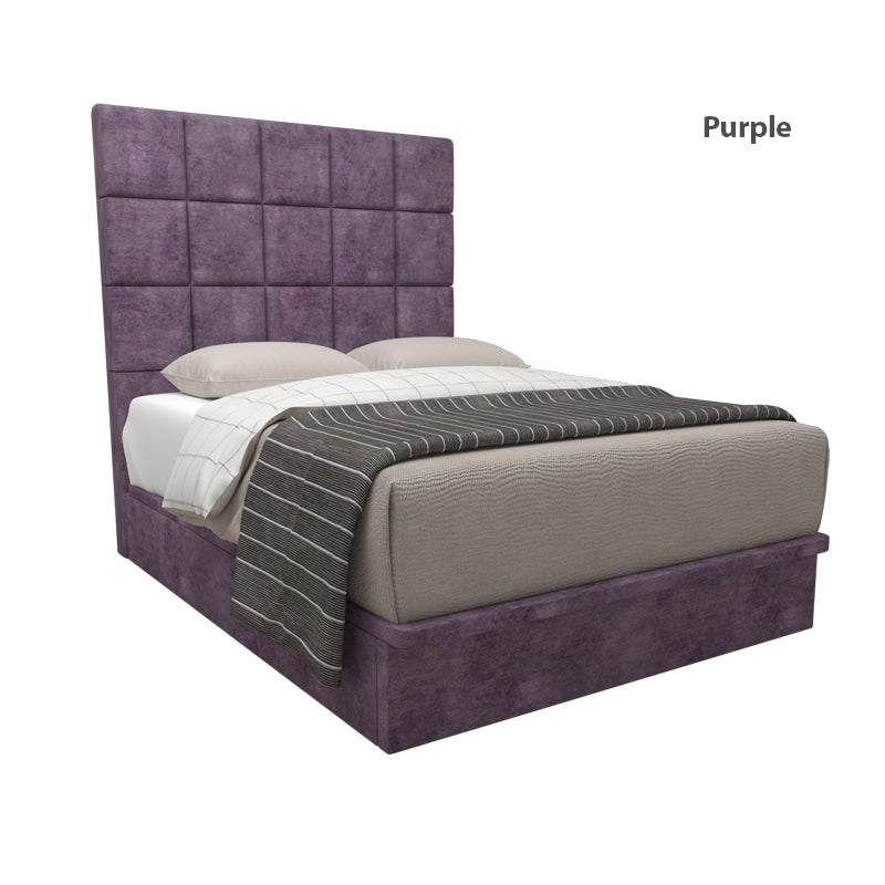 Elbert Velvet Fabric Storage Bed 16 Inch Model A
