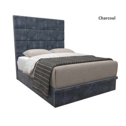 Elbert Velvet Fabric Storage Bed 12 Inch Model A