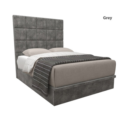 Elbert Velvet Fabric Storage Bed 16 Inch Model A