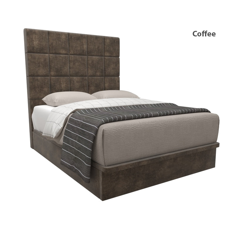 Elbert Velvet Fabric Storage Bed 16 Inch Model A
